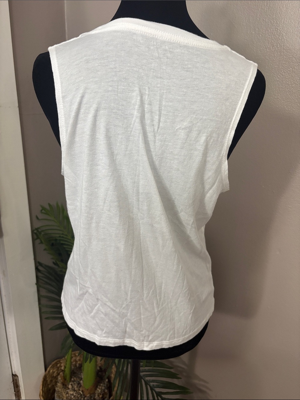Spiritual Gangster White Graphic Sun & Moon Tank “Shine Your Light” Small - Picture 5 of 8